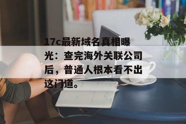 17c最新域名真相曝光：查完海外关联公司后，普通人根本看不出这门道。